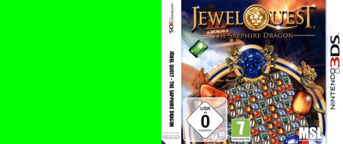 Jewel Quest - The Sapphire Dragon — box-texture (DE)