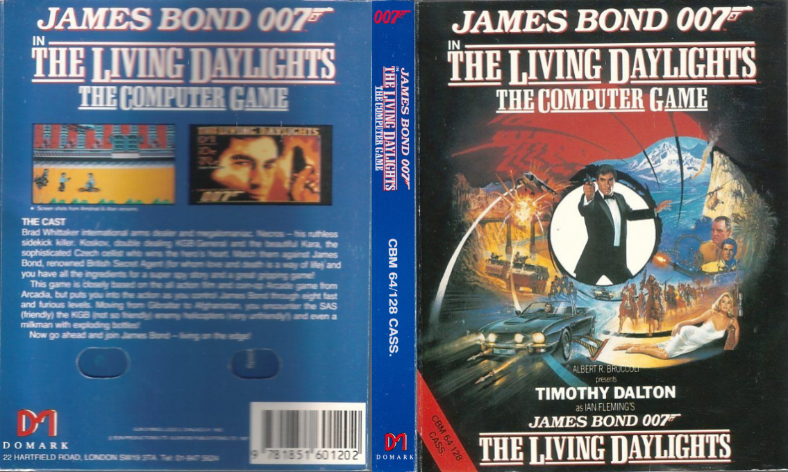 James Bond 007 in The Living Daylights — box-texture (EU)