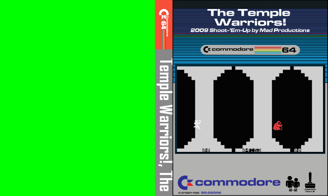 The Temple Warriors! — box-texture (CUS)