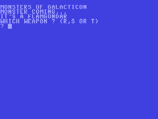 Monsters Of Galacticon — ss (WOR)