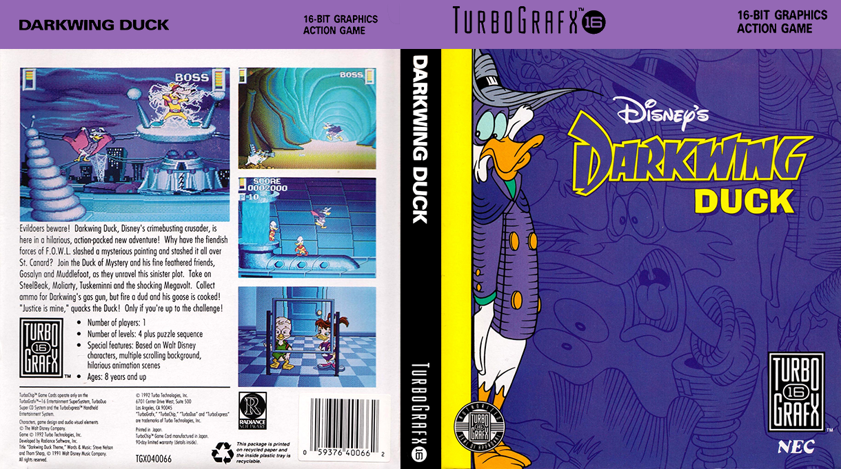 Darkwing Duck — box-texture (US)
