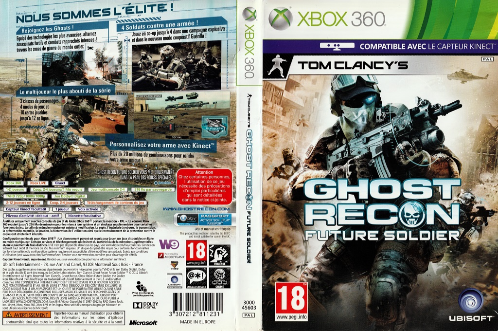Tom Clancy's Ghost Recon - Future Soldier — box-texture (FR)