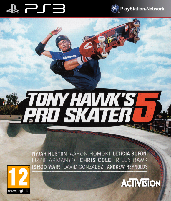 Tony Hawk's Pro Skater 5 — box-2D (EU)