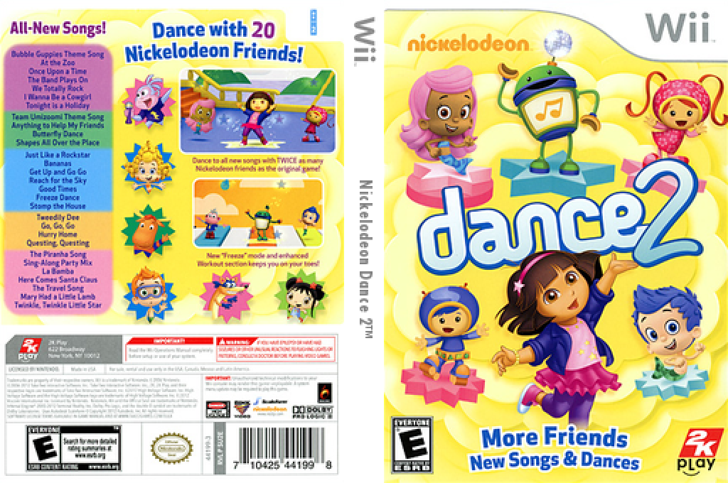 Nickelodeon Dance 2 — box-texture (US)
