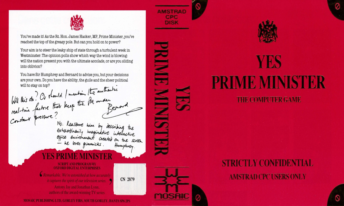 Yes Prime Minister — box-texture (EU)