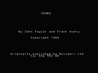 Jumbo — sstitle (WOR)
