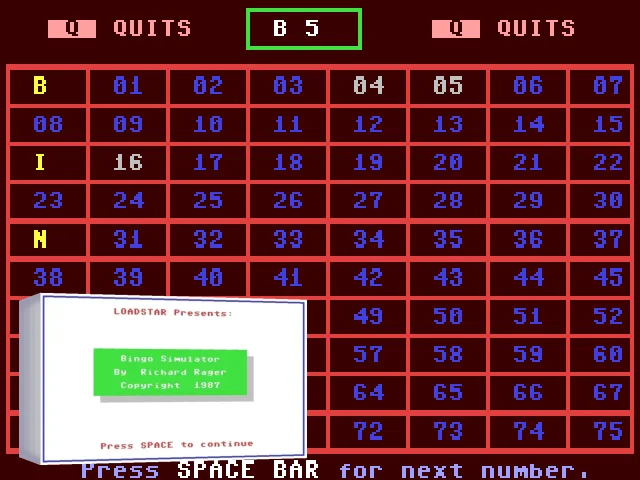 Bingo Simulator — mixrbv2 (WOR)