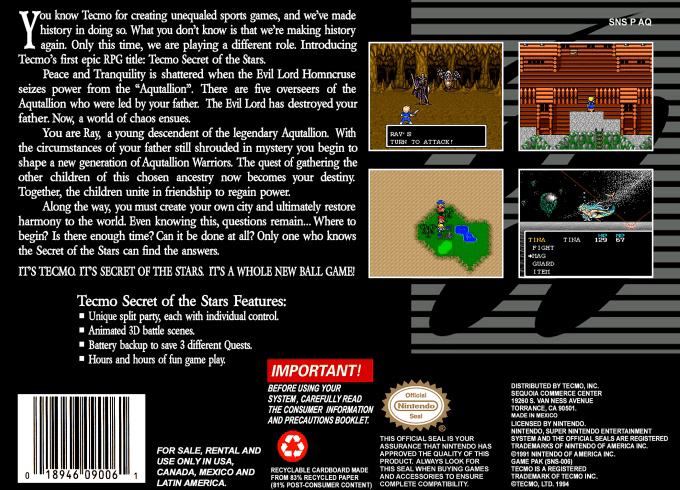 Secret Of The Stars — box-2D-back (US)