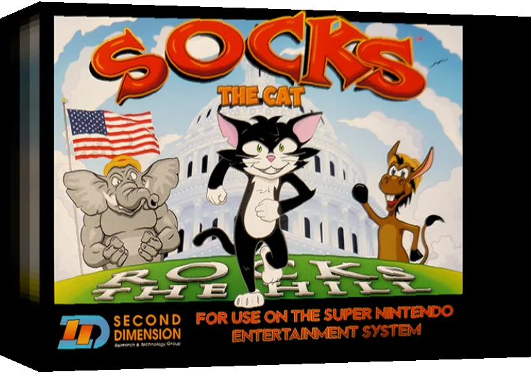 Socks the Cat Rocks the Hill — box-3D (WOR)