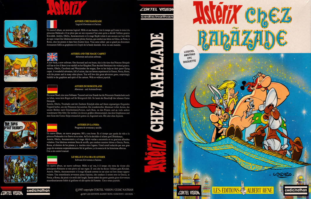 Astérix and the Magic Carpet — box-texture (FR)