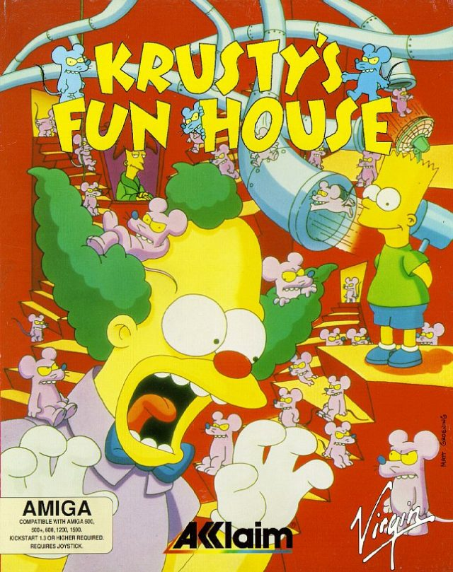 Krusty's Fun House box art