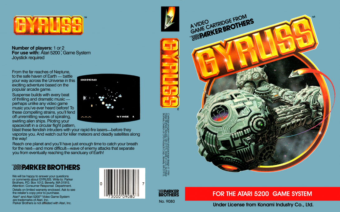 Gyruss — box-texture (US)