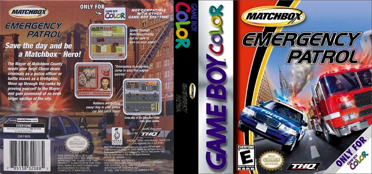 Matchbox Emergency Patrol — box-texture (US)