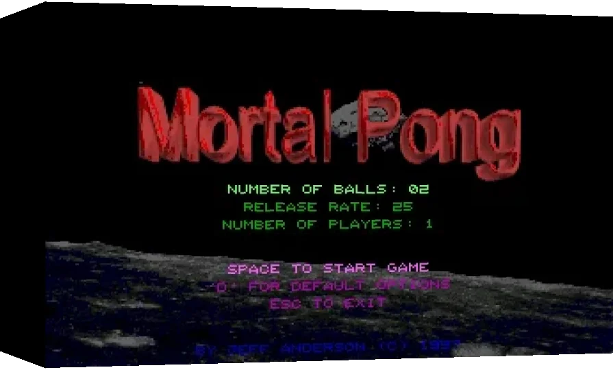 Mortal Pong — box-3D (WOR)