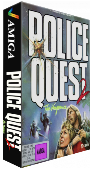 Police Quest 2 - The Vengeance — box-3D (WOR)