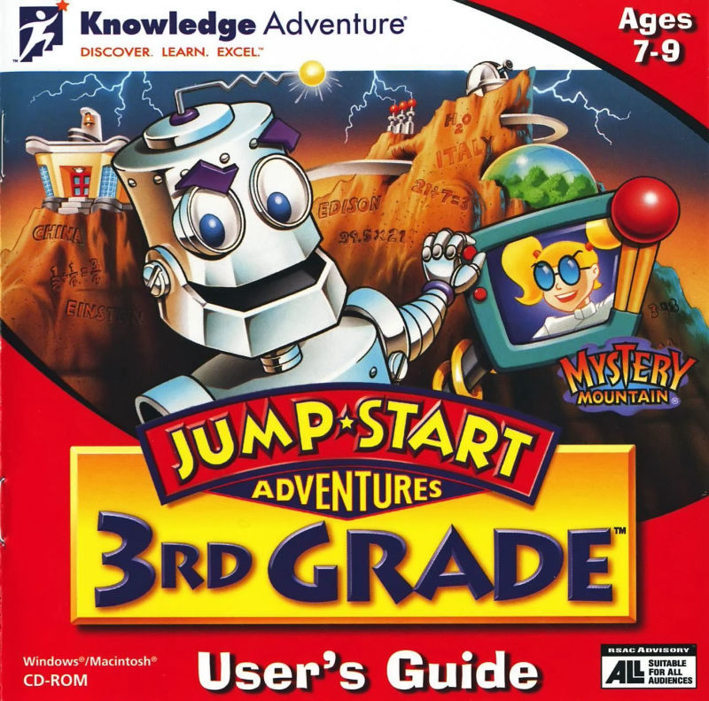 JumpStart Adventures 3rd Grade: Mystery Mountain box art
