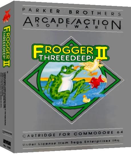 Frogger II - Threeedeep! — box-3D (US)