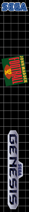 John Madden Football '92 — box-2D-side (SS)