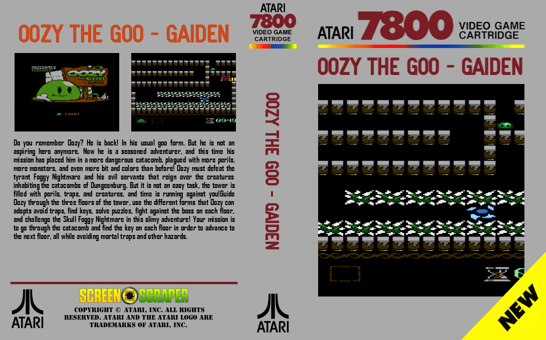 Oozy The Goo : Gaiden — box-texture (SS)