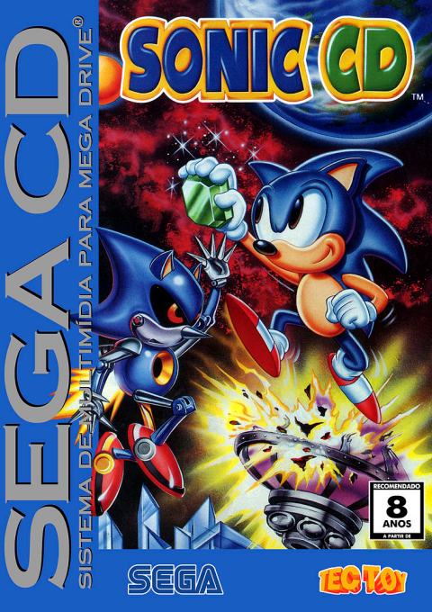 CD Sonic the Hedgehog — box-2D (BR)