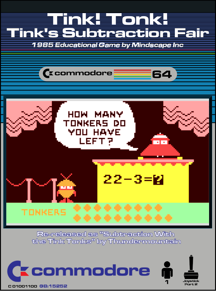 Tink! Tonk! - Tink's Subtraction Fair box art
