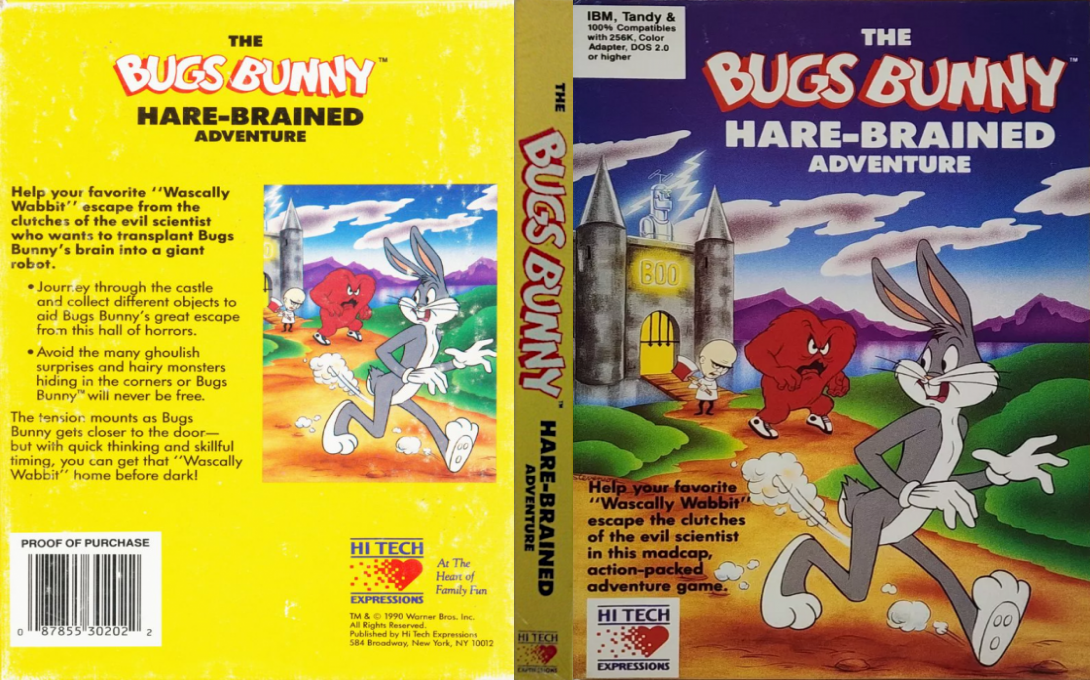 Bugs Bunny Hare-brained Adventure, The — box-texture (US)