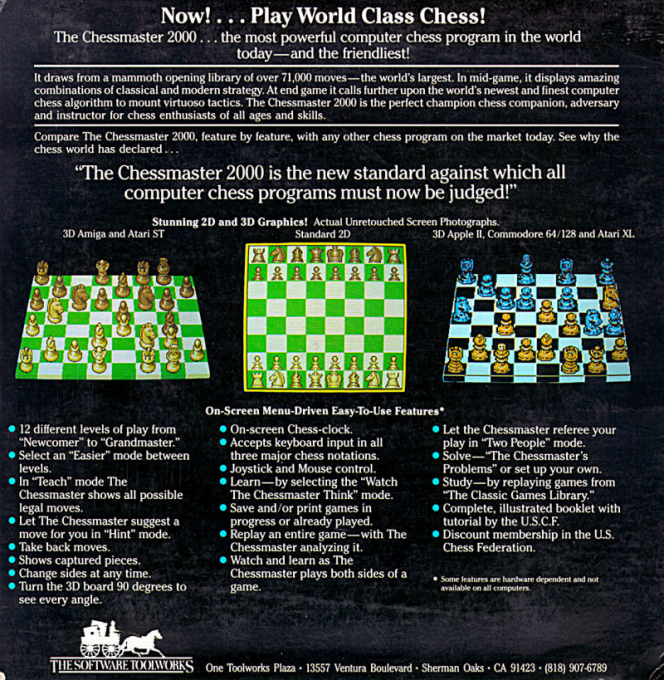 Chessmaster 2000, The — box-2D-back (US)