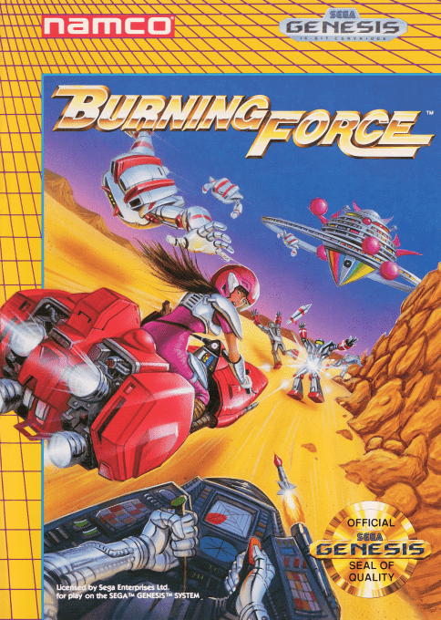 Burning Force box art