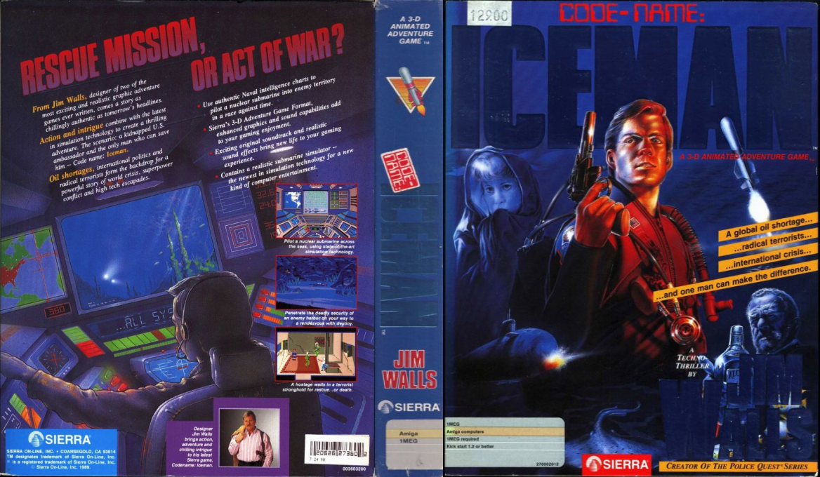 Codename - Iceman — box-texture (US)