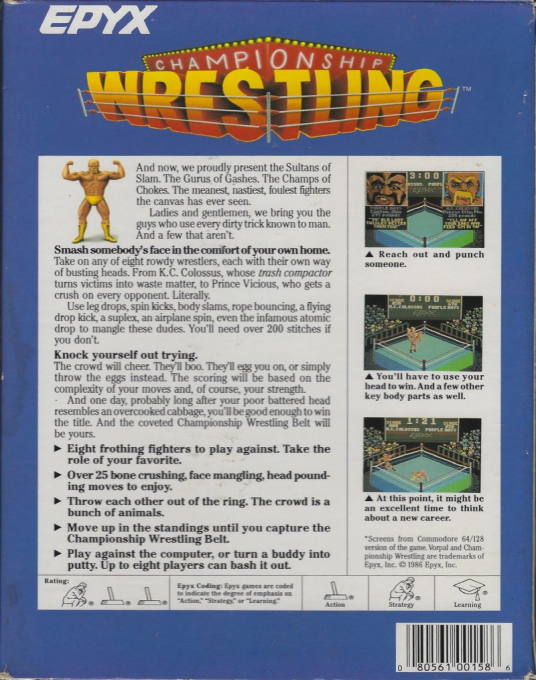 Championship Wrestling — box-2D-back (US)
