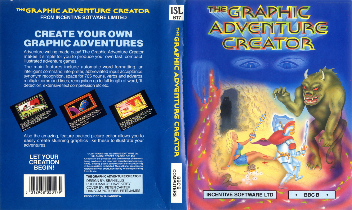 Graphics Adventure Creator, The — box-texture (WOR)