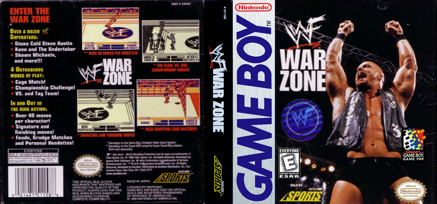 WWF War Zone — box-texture (US)