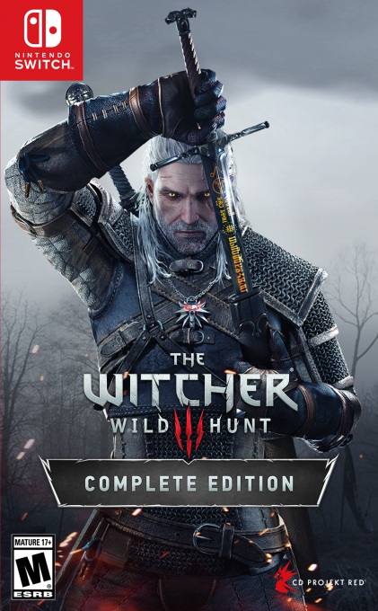 Witcher 3 - Wild Hunt, The box art