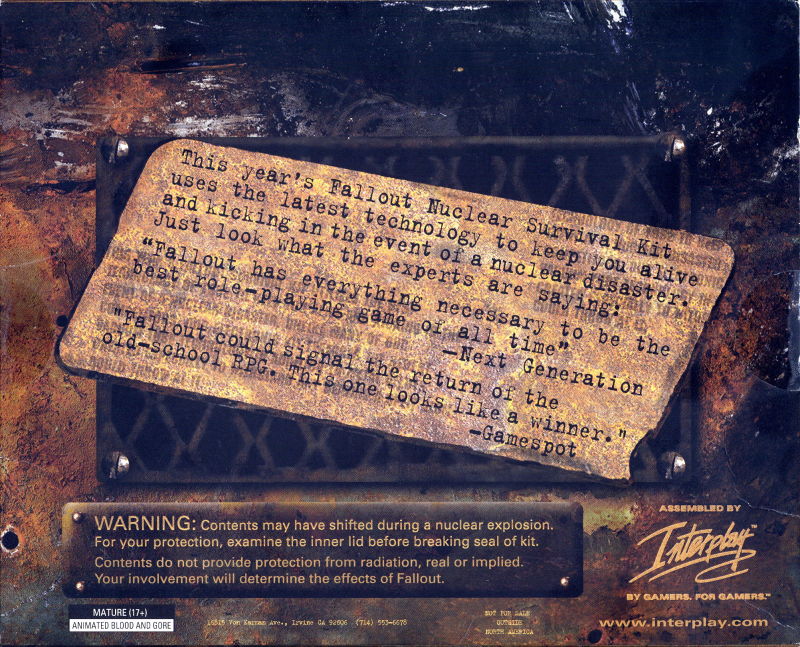 Fallout — box-2D-back (US)