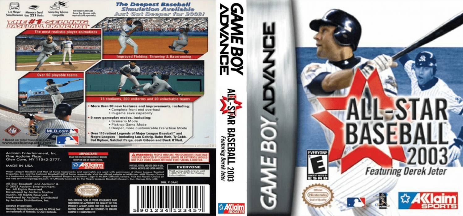 All-Star Baseball 2003 — box-texture (US)