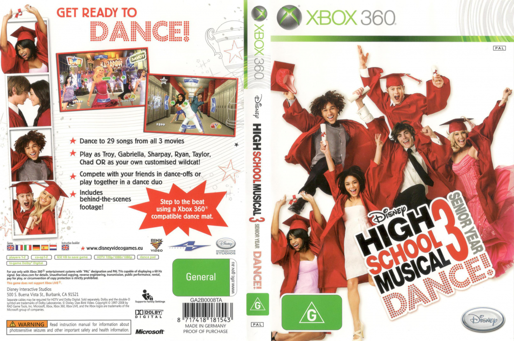 Disney High School Musical 3 - Senior Year Dance! — box-texture (AU)