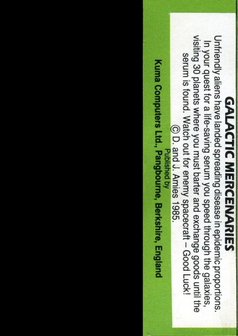 Galactic Mercenaries — box-2D-back (EU)