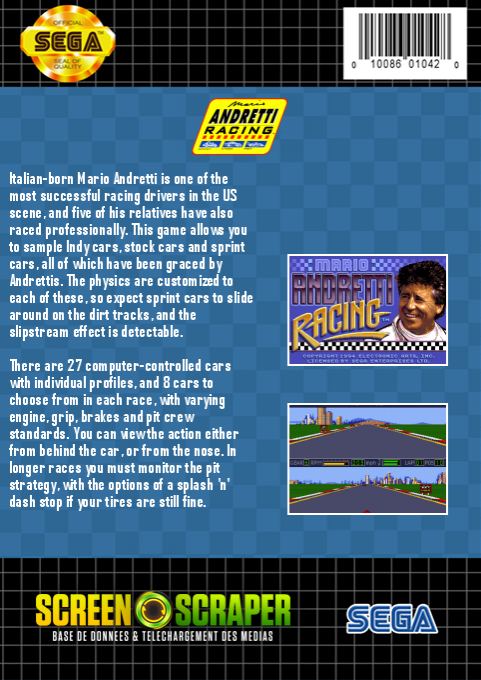Mario Andretti Racing — box-2D-back (SS)
