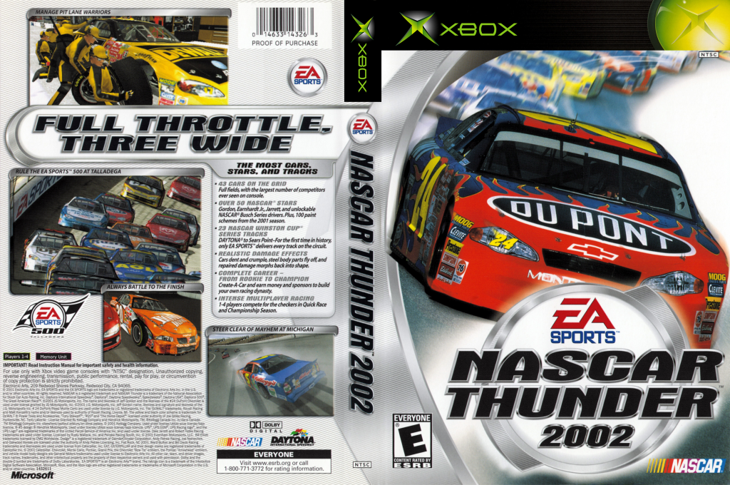 Nascar Thunder 2002 — box-texture (US)