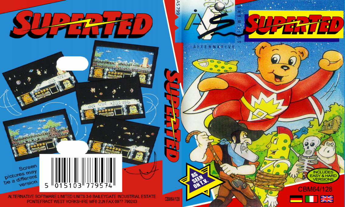 Superted - The Search For Spot — box-texture (EU)