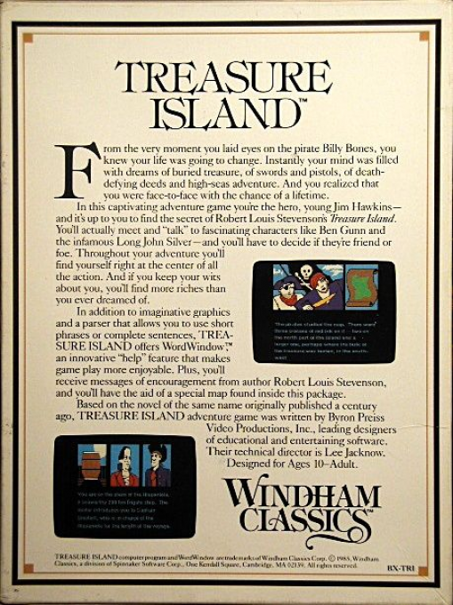 Treasure Island — box-2D-back (US)