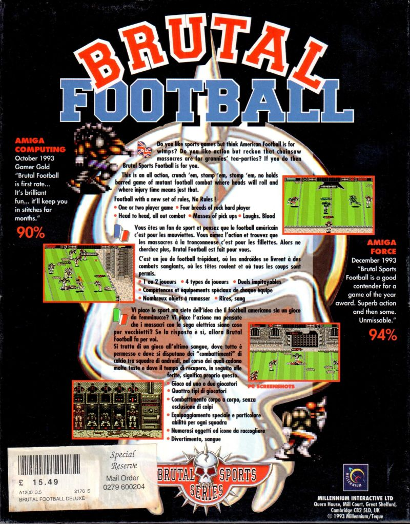 Brutal Football - Deluxe Edition — box-2D-back (EU)