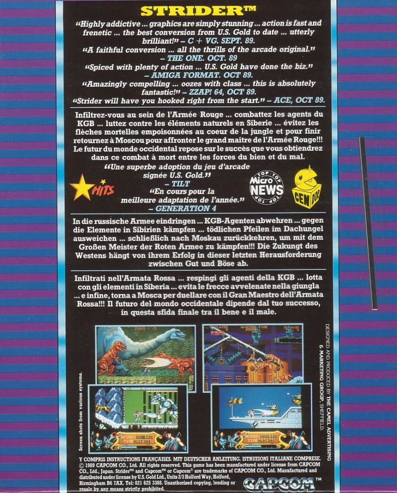 Strider — box-2D-back (EU)