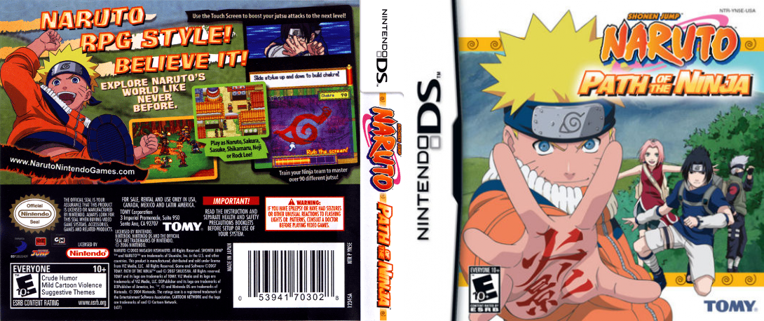 Naruto - Path Of The Ninja — box-texture (US)