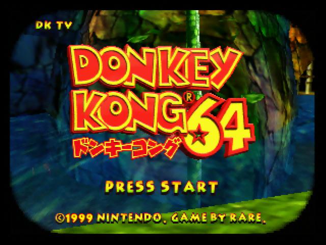 Donkey Kong 64 — sstitle (JP)