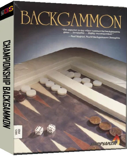 Championship Backgammon — box-3D (US)