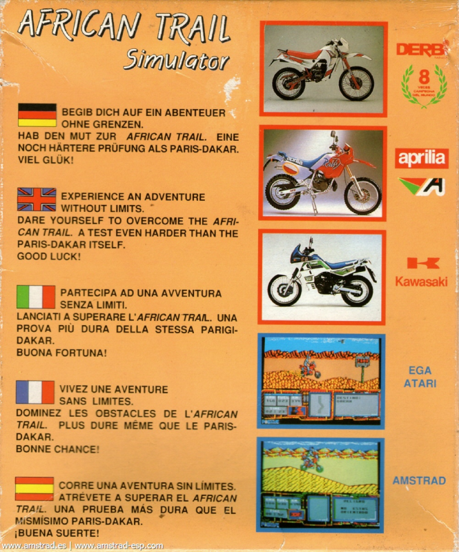 African Trail Simulator — box-2D-back (EU)