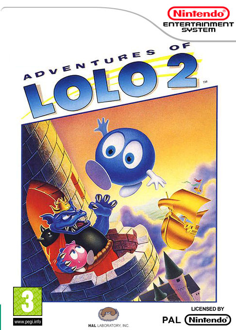 Adventures Of Lolo 2 — box-2D (EU)