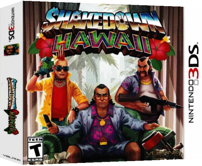 Shakedown - Hawaii — box-3D (US)