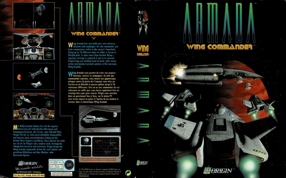Wing Commander Armada — box-texture (EU)